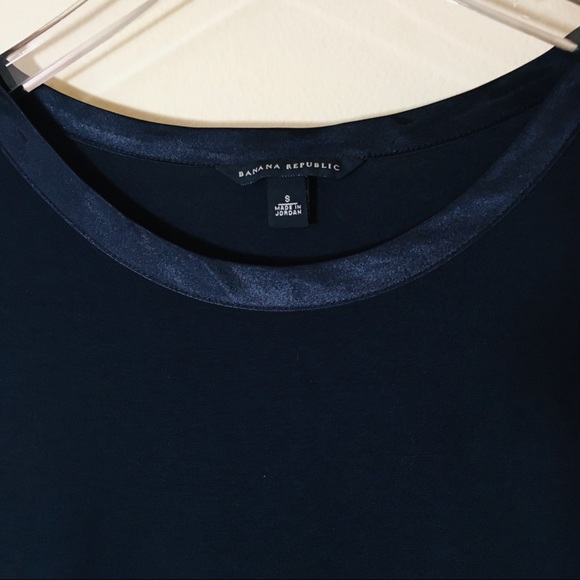 Banana Republic Tops - BANANA REPUBLIC * Navy Blue * T-shirt